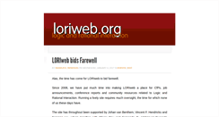 Desktop Screenshot of loriweb.org