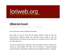 Tablet Screenshot of loriweb.org